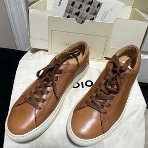 New in box Men’s Koio Italian leather brown sneaker/walking shoes Sz EU 40 US 7